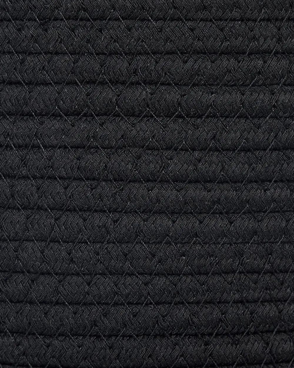 Säilytys<Beliani Puuvillakori Musta 34 Cm 2 Kpl Saryk