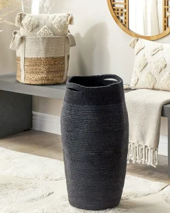 Säilytys<Beliani Puuvillakori Musta 33 Cm Arrah