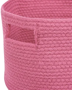 Lastenhuone<Beliani Puuvillakori Vaaleanpunainen 30 Cm 2 Kpl Chiniot