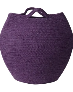 Säilytys<Beliani Puuvillakori Violetti 30 Cm 2 Kpl Panjgur