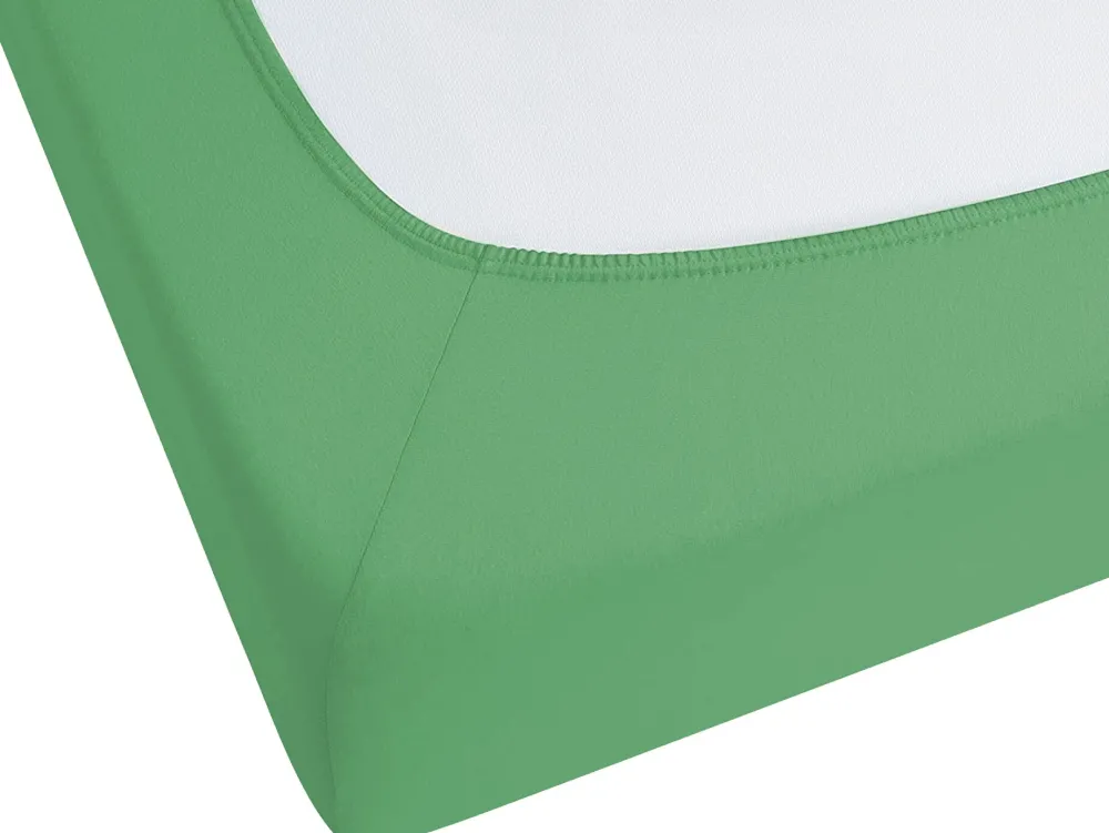 Lastenhuone<Beliani Puuvillalakana Muotoonommeltu Vihrea 90 X 200 Cm Janbu