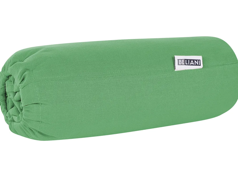 Lastenhuone<Beliani Puuvillalakana Muotoonommeltu Vihrea 90 X 200 Cm Janbu