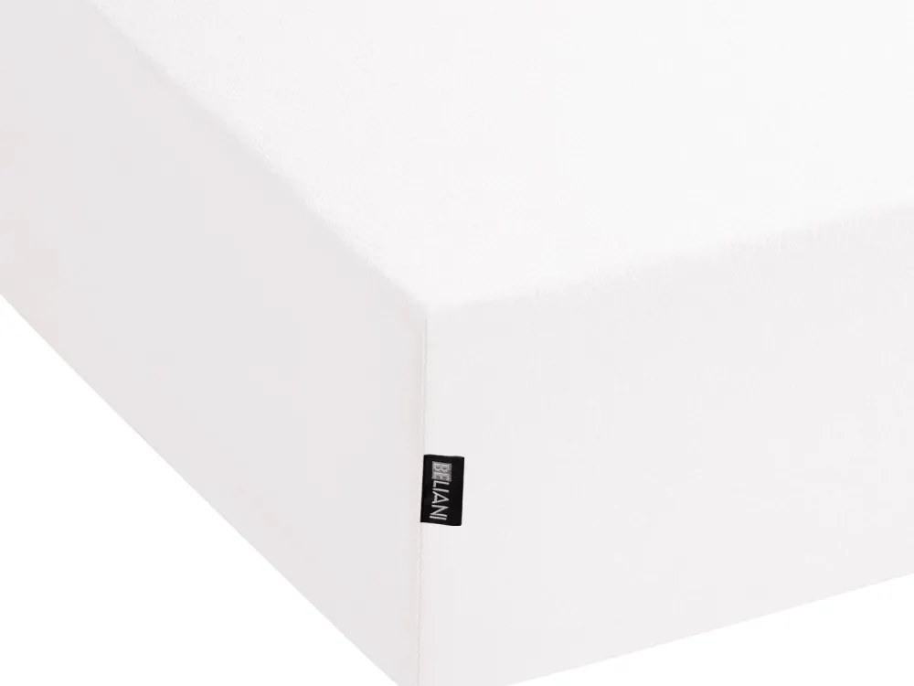 Lastenhuone<Beliani Puuvillalakana Muotoonommeltu Valkoinen 90 X 200 Cm Janbu