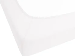 Lastenhuone<Beliani Puuvillalakana Muotoonommeltu Valkoinen 90 X 200 Cm Janbu