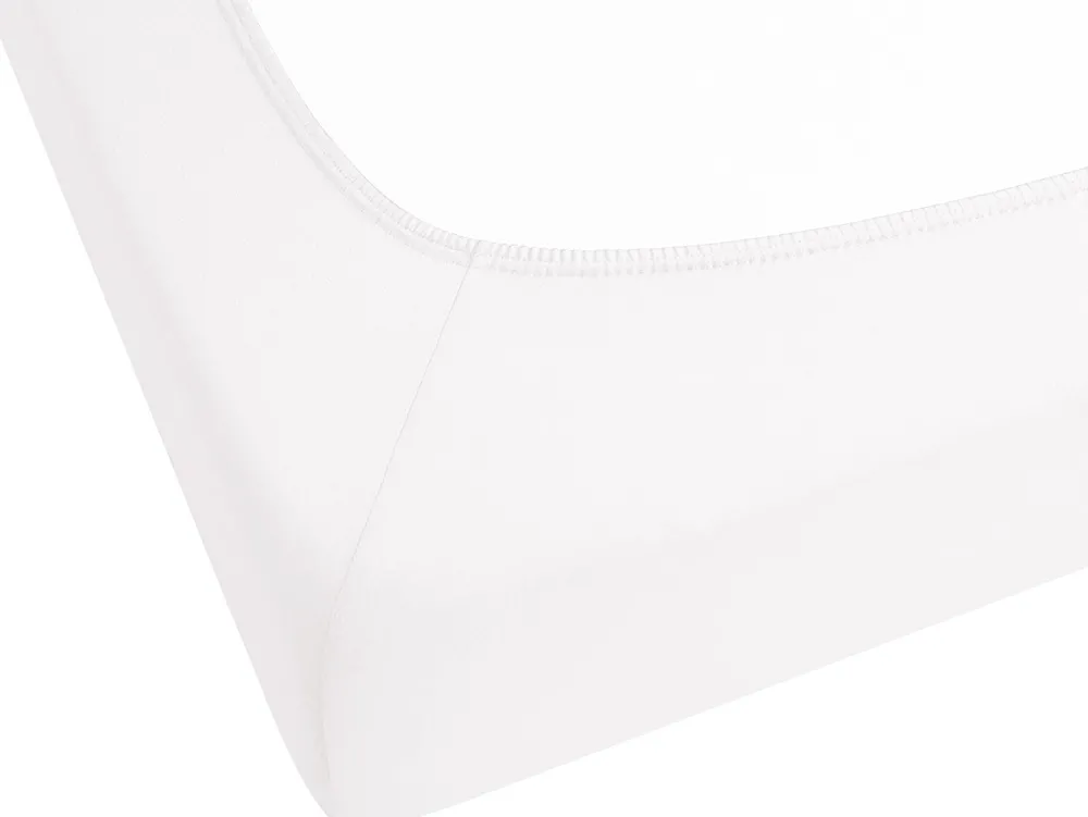 Lastenhuone<Beliani Puuvillalakana Muotoonommeltu Valkoinen 90 X 200 Cm Janbu