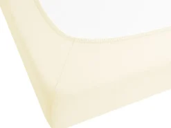 Lastenhuone<Beliani Puuvillalakana Muotoonommeltu Beige 90 X 200 Cm Janbu