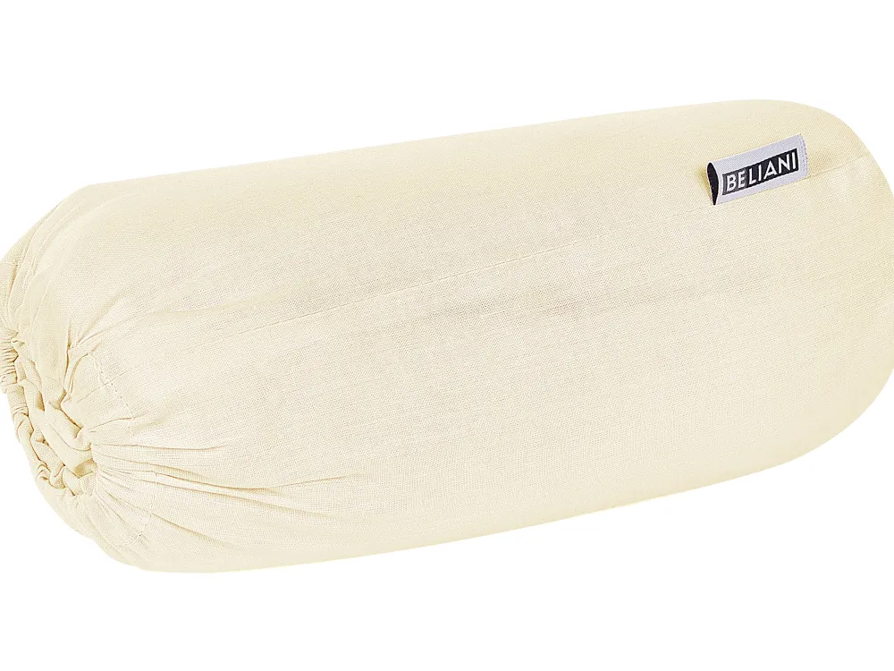 Lastenhuone<Beliani Puuvillalakana Muotoonommeltu Beige 90 X 200 Cm Janbu