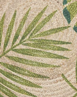 Online Beliani Pyorea Juuttimatto 140 Cm Lehtikuvioilla Bugay