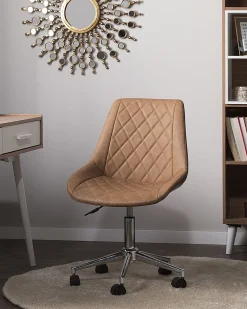 Clearance Beliani Pyorea Matto Beige 140 Cm Demre