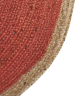 Clearance Beliani Pyorea Matto Juutti Koralli 120 Cm Menemen