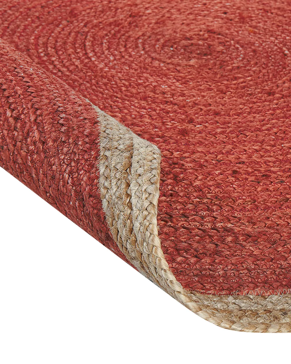 Clearance Beliani Pyorea Matto Juutti Koralli 120 Cm Menemen