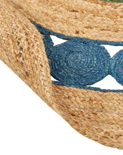 Cheap Beliani Pyorea Matto Juutti Sininen/Vihrea 140 Cm Hovit