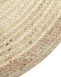 Matot<Beliani Pyorea Matto Juutti Vaalea Beige 120 Cm Menemen