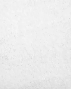 Clearance Beliani Pyorea Matto Kangas Valkoinen 140 Cm Demre