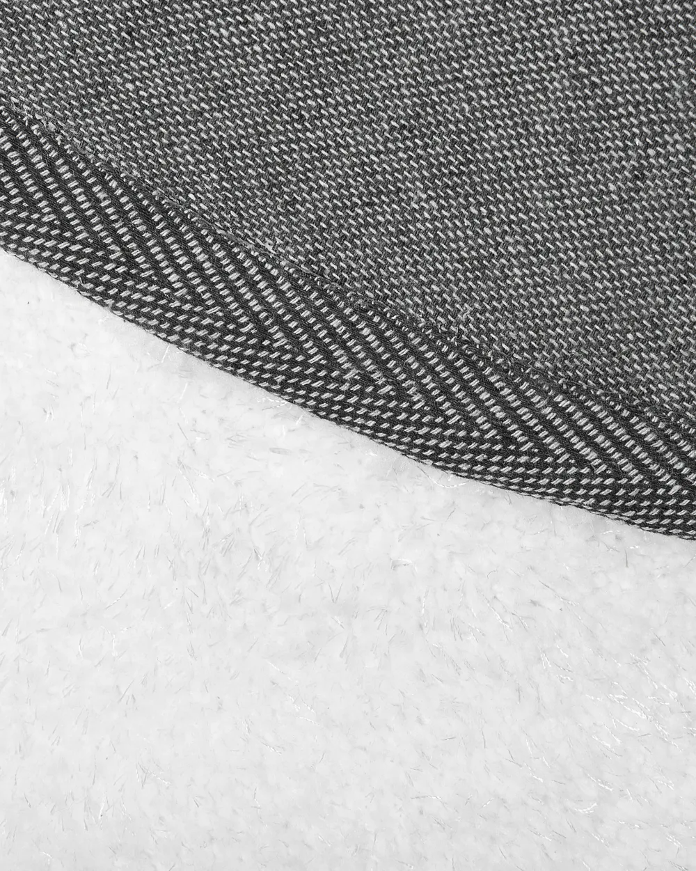 Clearance Beliani Pyorea Matto Kangas Valkoinen 140 Cm Demre