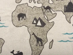 Matot<Beliani Pyorea Matto Puuvilla Ruskeanharmaa 120 Cm Kesda