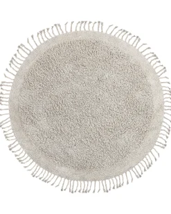 Matot<Beliani Pyorea Matto Puuvilla Vaalea Beige 140 Cm Bitlis