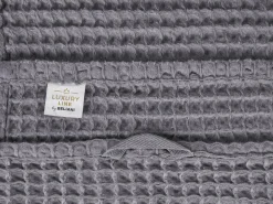 Tekstiilit<Beliani Pyyhesetti 9 Kpl Harmaa Puuvilla Areora