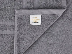 Tekstiilit<Beliani Pyyhesetti 9 Kpl Harmaa Puuvilla Areora