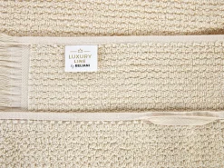 Tekstiilit<Beliani Pyyhesetti Puuvilla Beige 2 Kpl Atiu