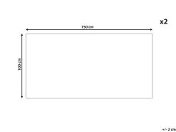 Tekstiilit<Beliani Pyyhesetti Puuvilla Hiekanruskea 2 Kpl Mitiaro