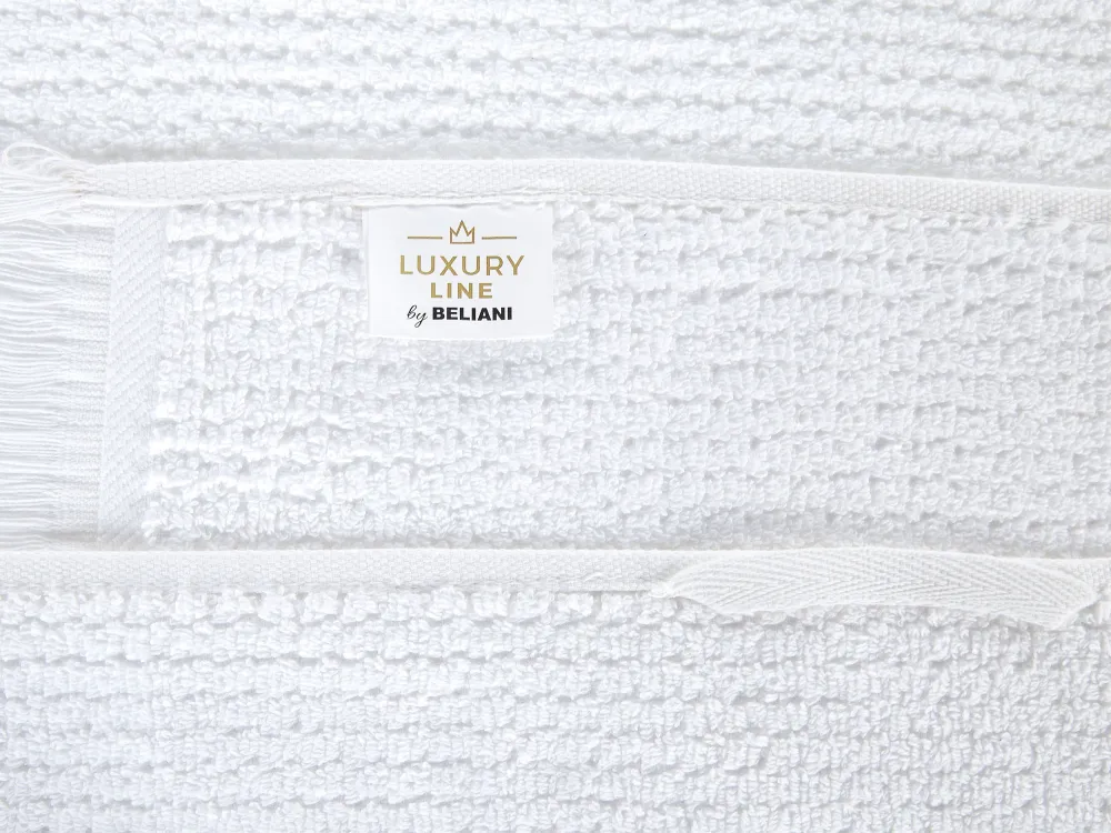 Best Sale Beliani Pyyhesetti Puuvilla Valkoinen 2 Kpl Atiu