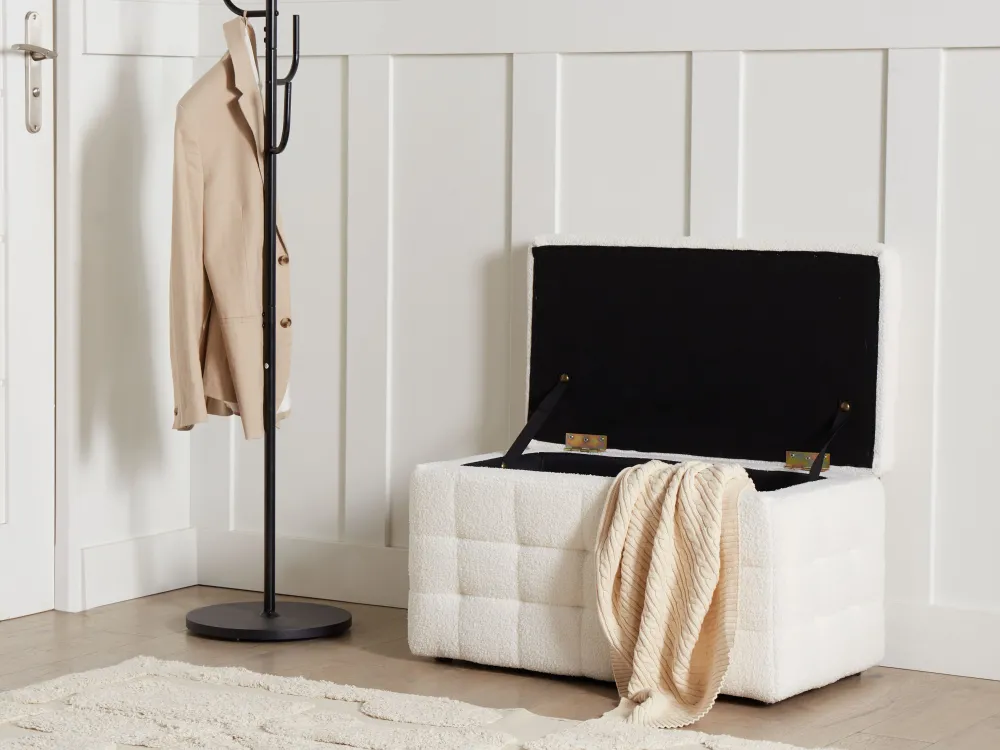 Säilytys<Beliani Rahi Buklee Säilytystila Valkoinen 72 X 42 Cm Michigan