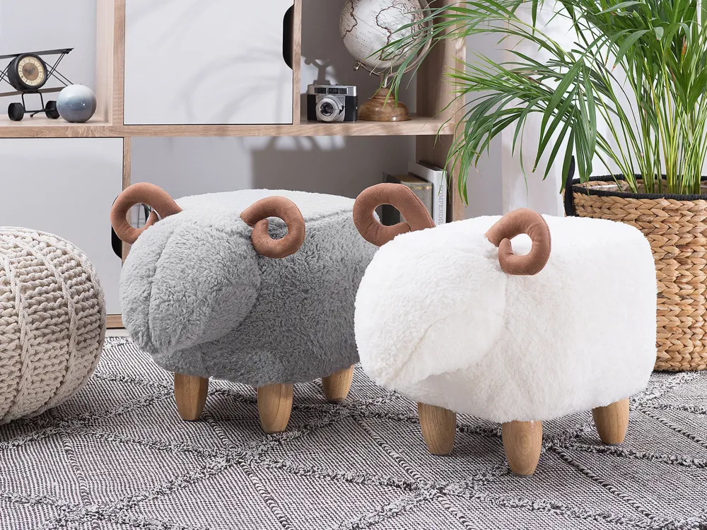 Lastenhuone<Beliani Rahi Harmaa Lamb