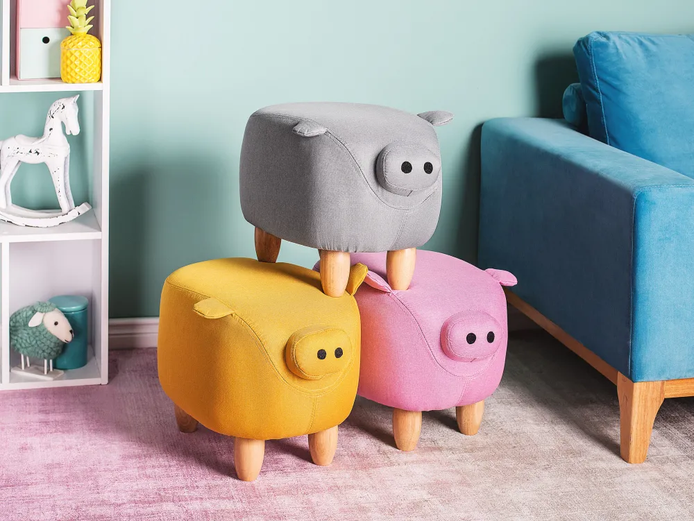 Lastenhuone<Beliani Rahi Keltainen Piggy