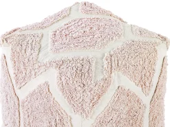 Discount Beliani Rahi Puuvilla Pastellipinkki/Beige 40 Cm Rojhan