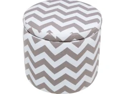 Store Beliani Rahi Puuvilla Säilytystila Vaaleanharmaa 35 Cm Tunica