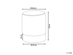 Hot Beliani Rahi Sametti Harmaa 36 Cm Brigitte