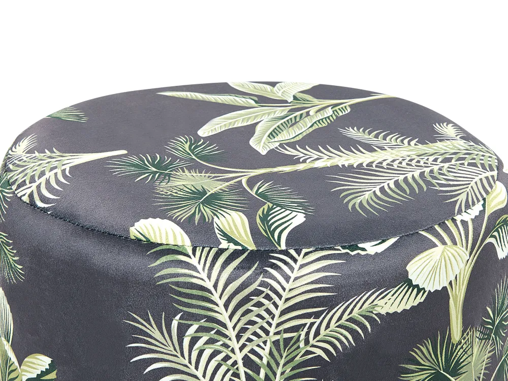 Säilytys<Beliani Rahi Sametti Musta/Vihrea Wriley