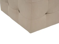 Säilytys<Beliani Rahi Sametti Säilytystila Vaaleanruskea 72 X 42 Cm Michigan