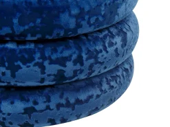 Discount Beliani Rahi Sametti Säilytystila Laivastonsininen 45 Cm Brewton