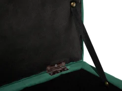 Säilytys<Beliani Rahi Sametti Säilytystila Tummanvihrea 72 X 42 Cm Michigan