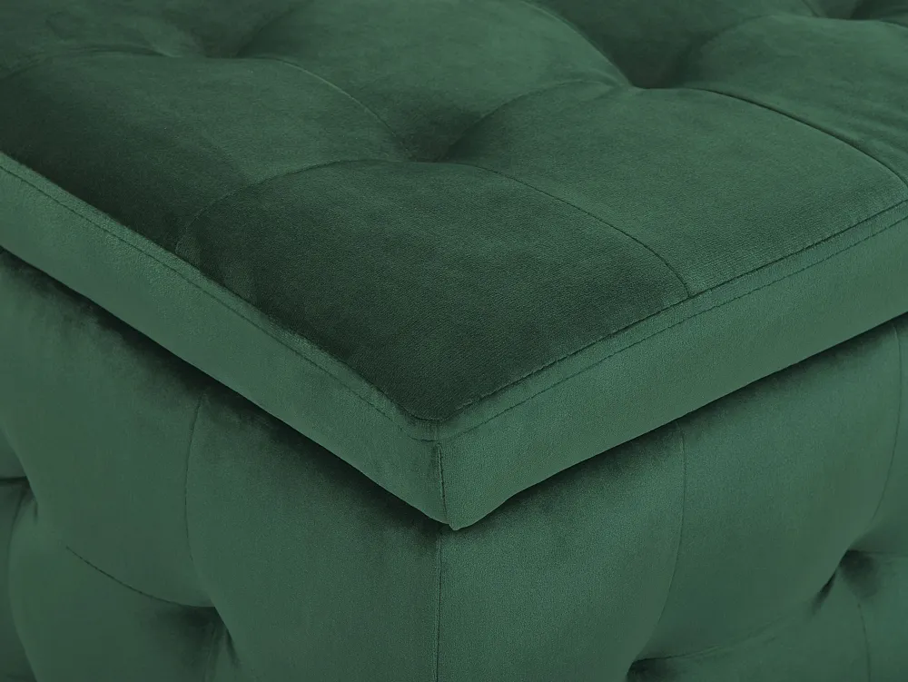 Säilytys<Beliani Rahi Sametti Säilytystila Tummanvihrea 72 X 42 Cm Michigan