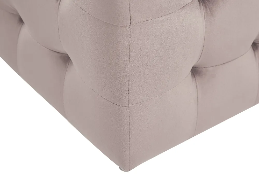 Sale Beliani Rahi Sametti Säilytystila Vaaleanpunainen 72 X 42 Cm Michigan