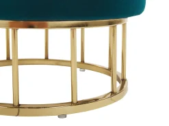 Fashion Beliani Rahi Sametti Säilytystila Sinivihrea 37 Cm Elgin