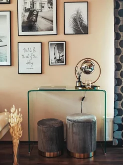 Hot Beliani Rahi Sametti Säilytystila Harmaa 2 Kpl Miramar