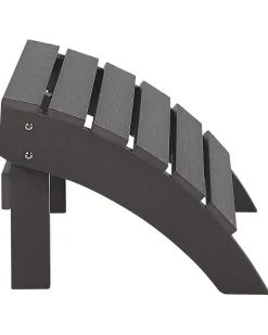 Ulkokalusteet<Beliani Rahi Tummanharmaa Adirondack