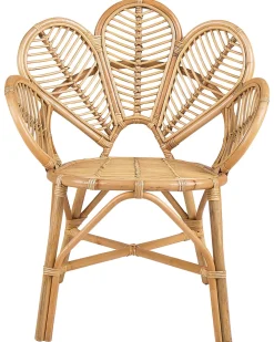 Tuolit<Beliani Riikinkukkotuoli Rottinki Luonnonvari 2 Kpl Florentine Ii