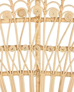 Tuolit<Beliani Riikinkukkotuoli Rottinki Luonnonvari Emmanuelle