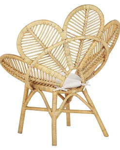 Ulkokalusteet<Beliani Riikinkukkotuoli Rottinki Luonnonvari Florentine