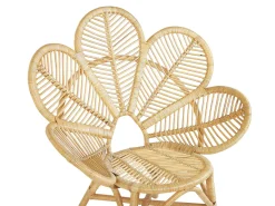 Ulkokalusteet<Beliani Riikinkukkotuoli Rottinki Luonnonvari Florentine