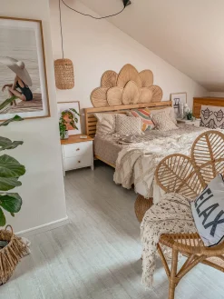 Ulkokalusteet<Beliani Riikinkukkotuoli Rottinki Luonnonvari Florentine