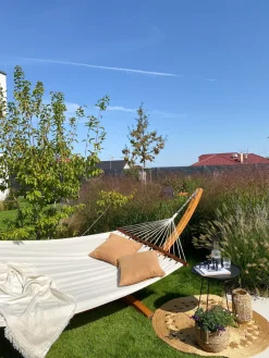 Ulkokalusteet<Beliani Riippukeinu Telineella Beige Treviso