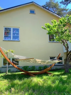 Ulkokalusteet<Beliani Riippukeinu Telineella Beige Treviso