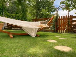 Ulkokalusteet<Beliani Riippukeinu Telineella Beige Treviso