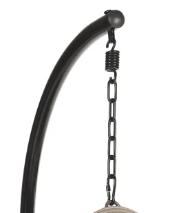 Cheap Beliani Riipputuoli Jalustalla Polyrottinki Harmaa Tollo